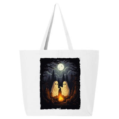 Vintage Ghost Camping Campfire Gothic Halloween 25L Jumbo Tote