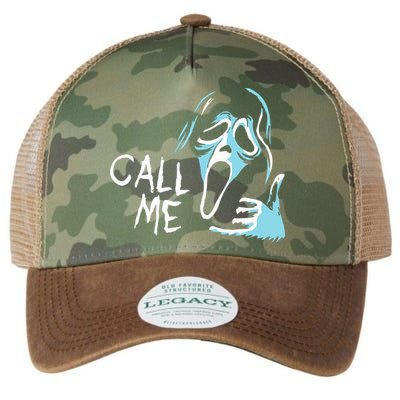 Vintage Ghostface Call Me Scream Movie Halloween Legacy Tie Dye Trucker Hat