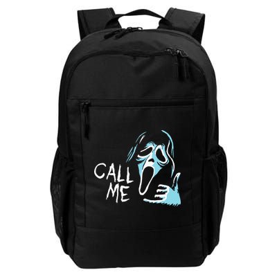 Vintage Ghostface Call Me Scream Movie Halloween Backpack