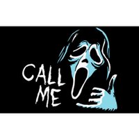 Vintage Ghostface Call Me Scream Movie Halloween Bumper Sticker