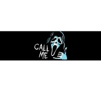 Vintage Ghostface Call Me Scream Movie Halloween Bumper Sticker