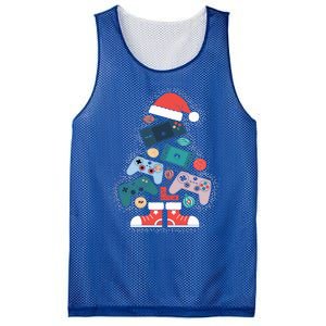 Video Game Controller Christmas Tree Gamer Funny Gift Mesh Reversible Basketball Jersey Tank