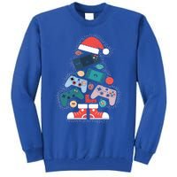 Video Game Controller Christmas Tree Gamer Funny Gift Tall Sweatshirt