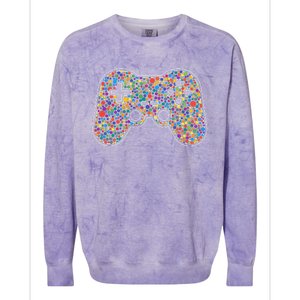 Video Game Controller Make Your Mark International Dot Day Colorblast Crewneck Sweatshirt