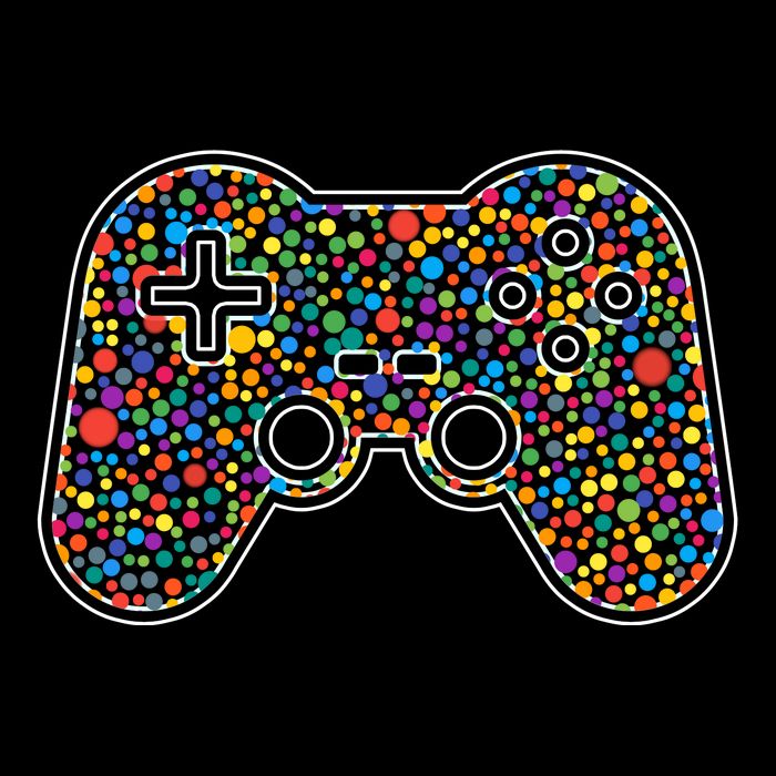 Video Game Controller Make Your Mark International Dot Day 7-Panel Snapback Hat