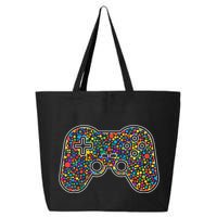 Video Game Controller Make Your Mark International Dot Day 25L Jumbo Tote