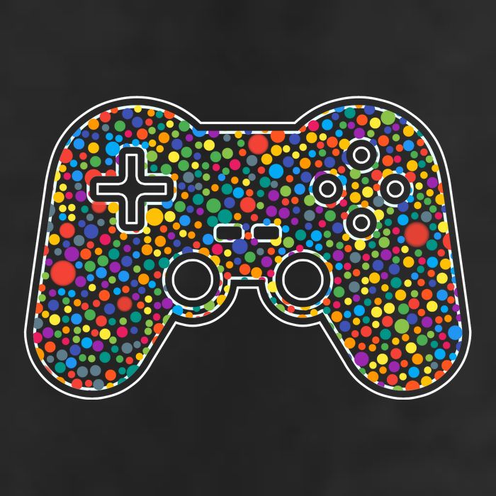 Video Game Controller Make Your Mark International Dot Day 25L Jumbo Tote
