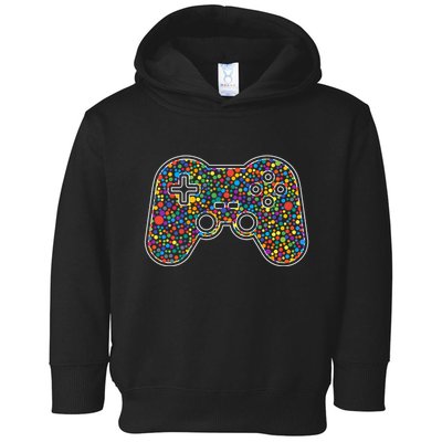 Video Game Controller Make Your Mark International Dot Day Toddler Hoodie