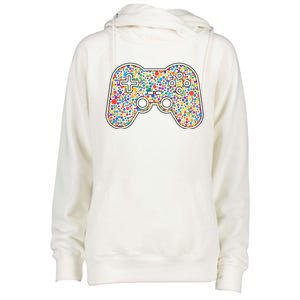 Video Game Controller Make Your Mark International Dot Day Womens Funnel Neck Pullover Hood