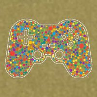 Video Game Controller Make Your Mark International Dot Day Garment-Dyed Women's Muscle Tee
