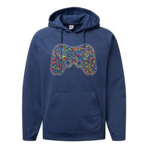 Video Game Controller Make Your Mark International Dot Day Performance Fleece Hoodie