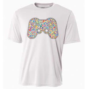 Video Game Controller Make Your Mark International Dot Day Cooling Performance Crew T-Shirt