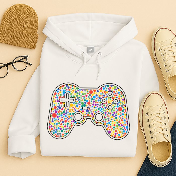 Video Game Controller Make Your Mark International Dot Day Hoodie