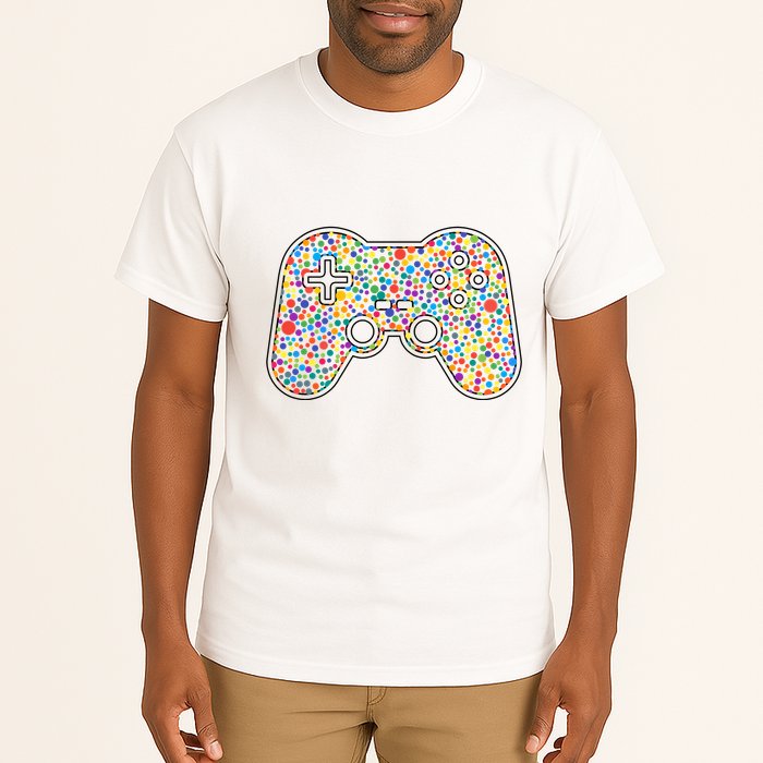 Video Game Controller Make Your Mark International Dot Day Tall T-Shirt