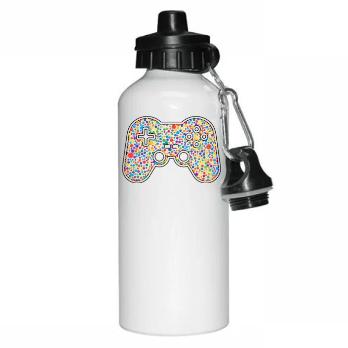 Video Game Controller Make Your Mark International Dot Day Aluminum Water Bottle