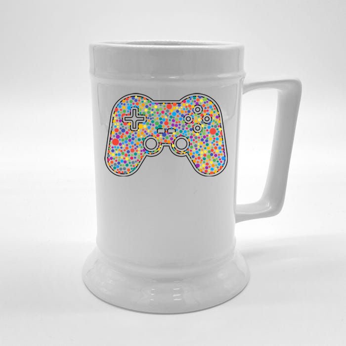 Video Game Controller Make Your Mark International Dot Day Beer Stein