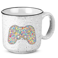 Video Game Controller Make Your Mark International Dot Day 15oz Campfire Ceramic Mug