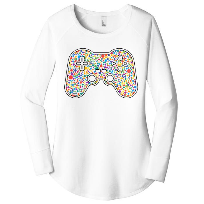 Video Game Controller Make Your Mark International Dot Day Women's Perfect Tri Tunic Long Sleeve Shirt