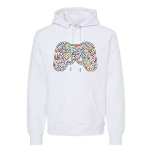 Video Game Controller Make Your Mark International Dot Day Premium Hoodie