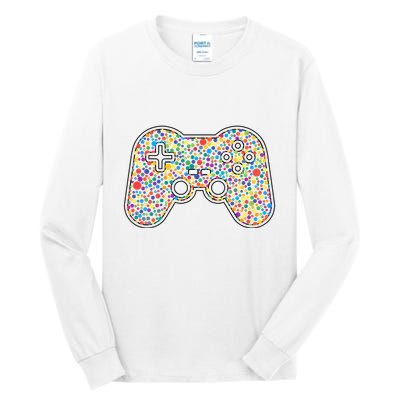 Video Game Controller Make Your Mark International Dot Day Tall Long Sleeve T-Shirt
