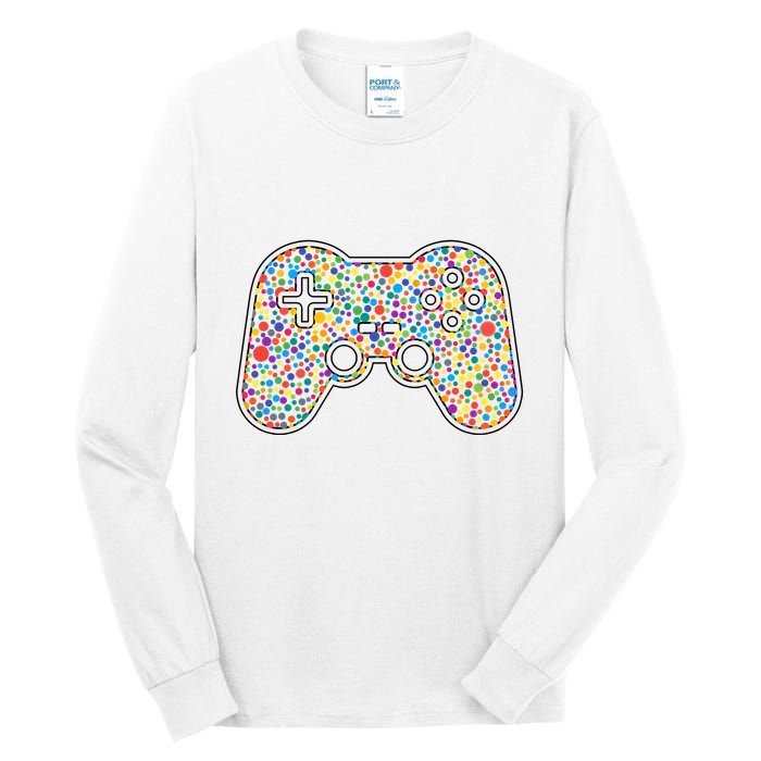 Video Game Controller Make Your Mark International Dot Day Tall Long Sleeve T-Shirt