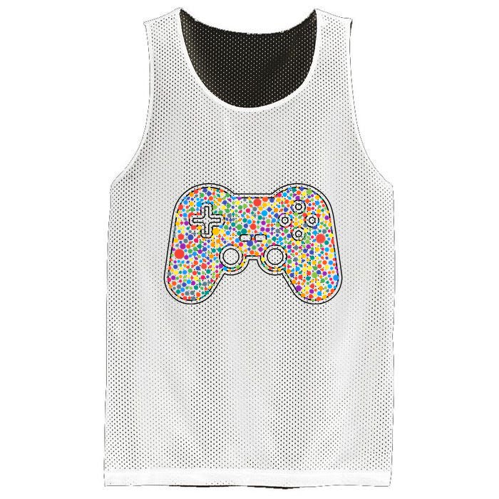 Video Game Controller Make Your Mark International Dot Day Mesh Reversible Basketball Jersey Tank