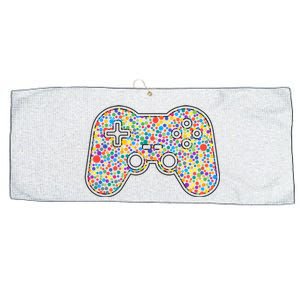 Video Game Controller Make Your Mark International Dot Day Large Microfiber Waffle Golf Towel