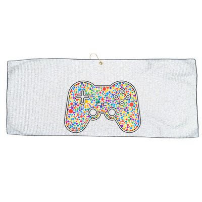 Video Game Controller Make Your Mark International Dot Day Large Microfiber Waffle Golf Towel