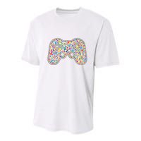 Video Game Controller Make Your Mark International Dot Day Youth Performance Sprint T-Shirt