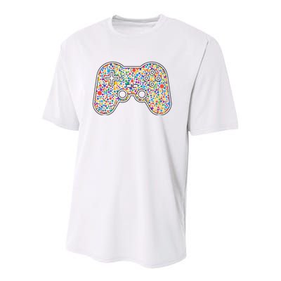 Video Game Controller Make Your Mark International Dot Day Youth Performance Sprint T-Shirt