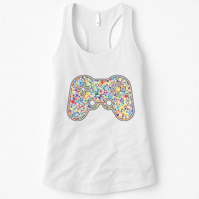 Video Game Controller Make Your Mark International Dot Day Womens Tank Top