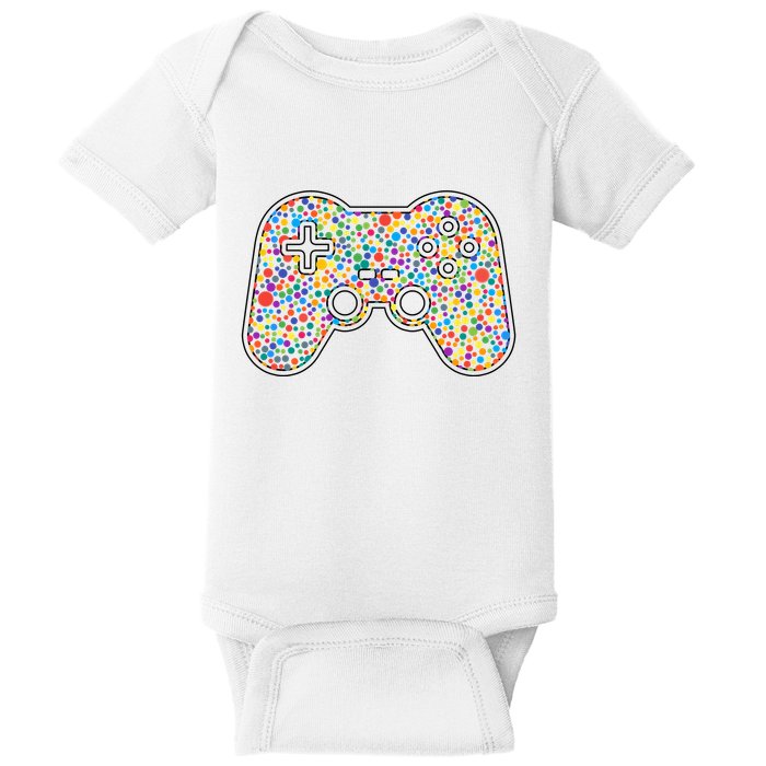 Video Game Controller Make Your Mark International Dot Day Baby Bodysuit