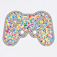 Video Game Controller Make Your Mark International Dot Day Baby Bodysuit
