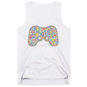 Video Game Controller Make Your Mark International Dot Day Tank Top