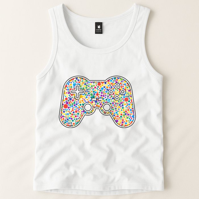 Video Game Controller Make Your Mark International Dot Day Tank Top