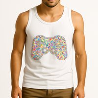 Video Game Controller Make Your Mark International Dot Day Tank Top