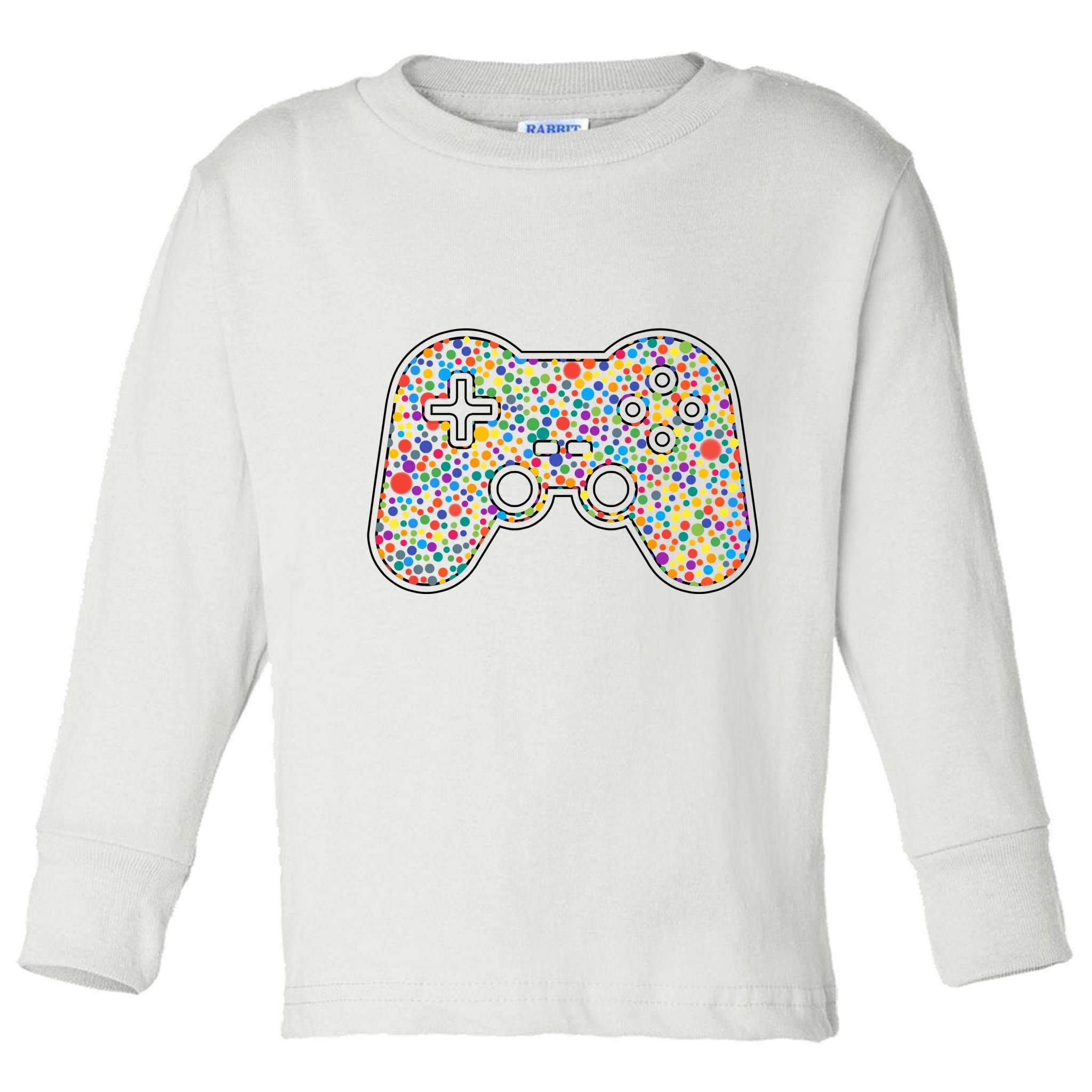 Video Game Controller Make Your Mark International Dot Day Toddler Long Sleeve Shirt