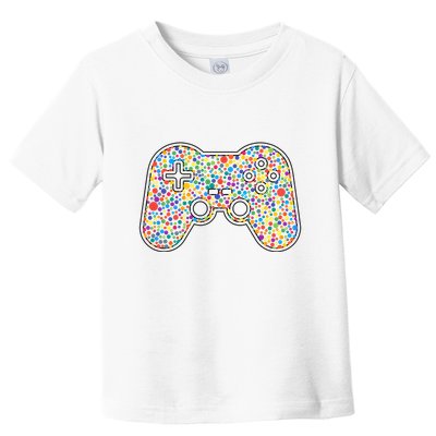 Video Game Controller Make Your Mark International Dot Day Toddler T-Shirt
