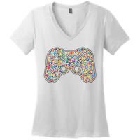 Video Game Controller Make Your Mark International Dot Day Women's V-Neck T-Shirt