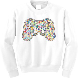 Video Game Controller Make Your Mark International Dot Day Kids Sweatshirt