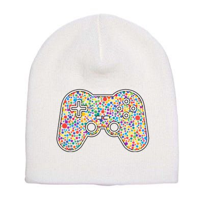 Video Game Controller Make Your Mark International Dot Day Short Acrylic Beanie