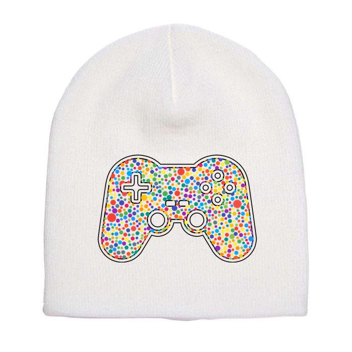 Video Game Controller Make Your Mark International Dot Day Short Acrylic Beanie