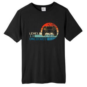 Video Game Controller Unlocked Level 13 Birthday Boy Tall Fusion ChromaSoft Performance T-Shirt