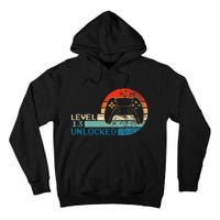 Video Game Controller Unlocked Level 13 Birthday Boy Tall Hoodie