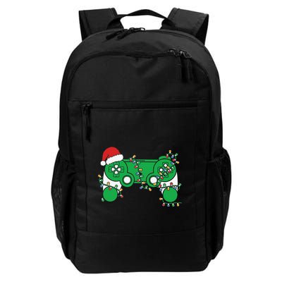 Video Game Controller Christmas Santa Hat Gamer Backpack