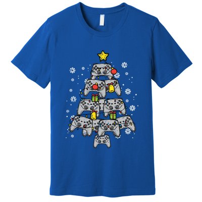 Video Game Controller Christmas Tree Xmas N Cute Gift Premium T-Shirt