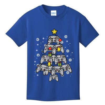 Video Game Controller Christmas Tree Xmas N Cute Gift Kids T-Shirt
