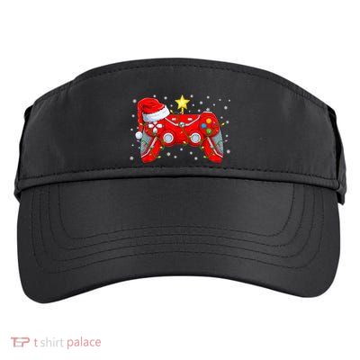 Video Game Controller Christmas Santa Hat Gamer Xmas Adult Drive Performance Visor