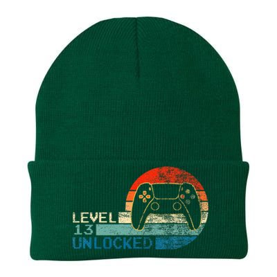 Video Game Controller Unlocked Level 13 Birthday Knit Cap Winter Beanie