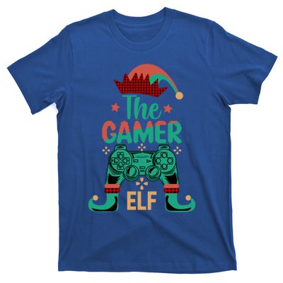 Video Game Controller Christmas Santa Elf Gamer Cool Gift T-Shirt